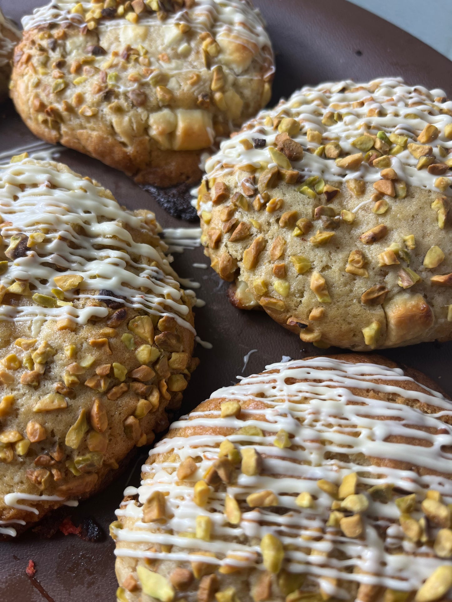 Cookie pistache chocolat blanc