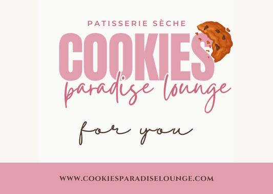 Carte -cadeau cookies paradise lounge