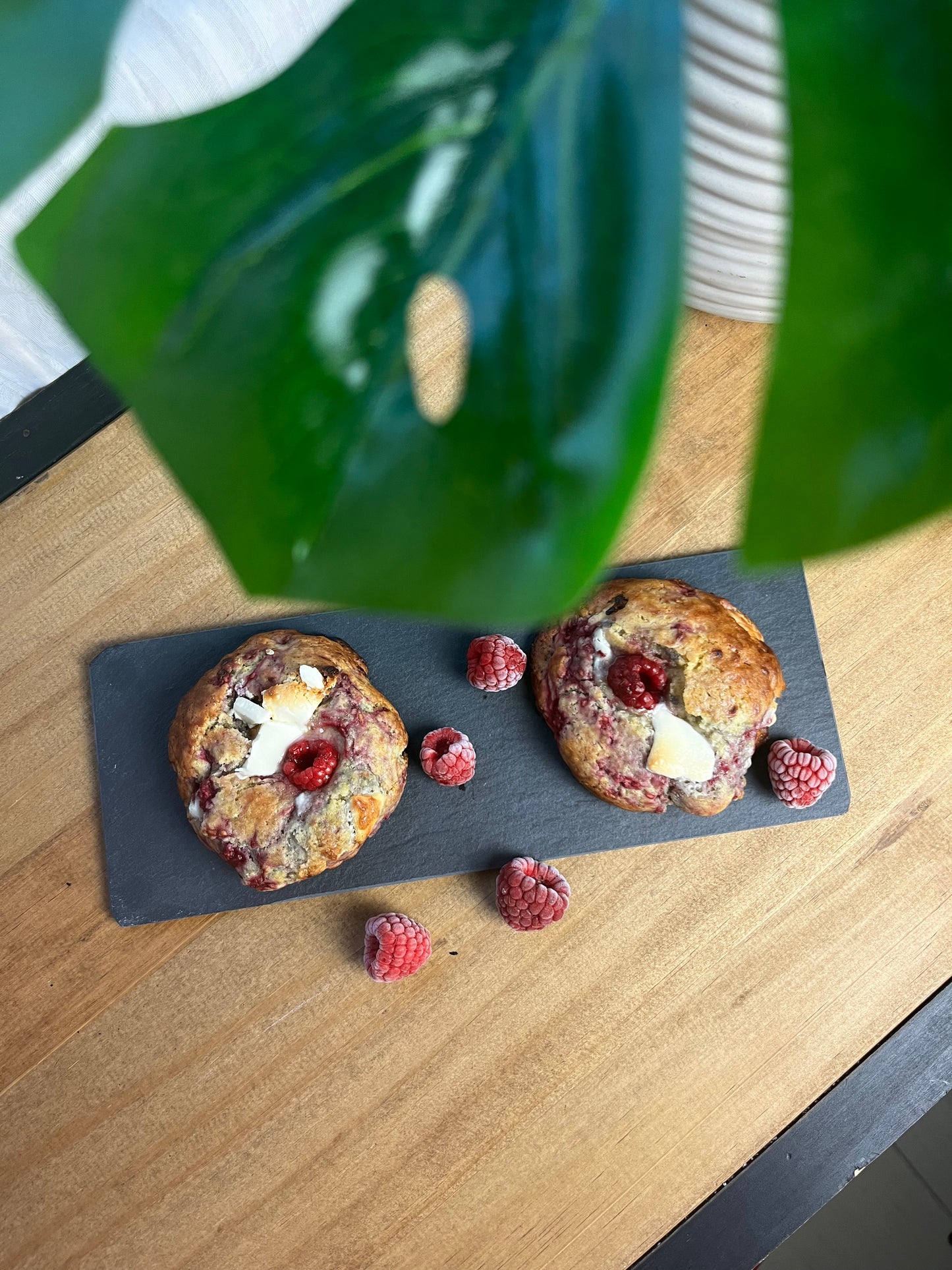 Cookie framboise chocolat blanc